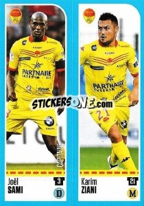 Sticker Joël Sami / Karim Ziani - FOOT 2016-2017 - Panini