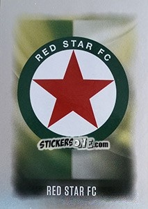 Cromo écusson Red Star