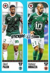 Sticker Lloyd Palun / Hameur Bouazza - FOOT 2016-2017 n. 897 - Panini