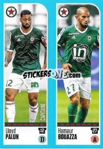 Sticker Lloyd Palun / Hameur Bouazza - FOOT 2016-2017 - Panini