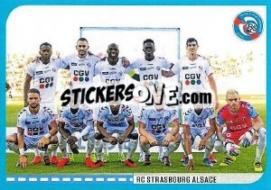 Sticker équipe Strasbourg - FOOT 2016-2017 - Panini