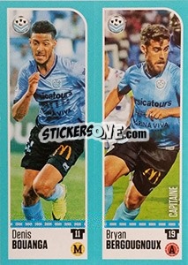 Sticker Denis Bouanga / Bryan Bergougnoux - FOOT 2016-2017 n. 913 - Panini