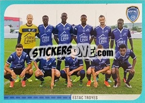 Sticker équipe Troyes - FOOT 2016-2017 - Panini