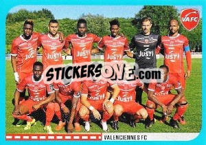 Cromo équipe Valenciennes
