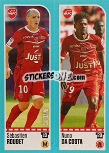 Sticker Sébastien Roudet / Nuno Da Costa - FOOT 2016-2017 n. 921 - Panini