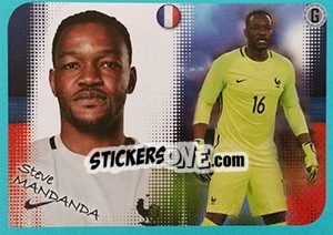 Sticker Steve Mandanda - FOOT 2016-2017 n. P02 - Panini