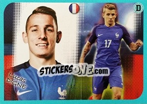 Sticker Lucas Digne - FOOT 2016-2017 n. P03 - Panini