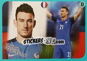 Sticker Laurent Koscielny - FOOT 2016-2017 n. P04 - Panini