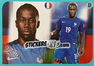 Sticker Bacary Sagna - FOOT 2016-2017 n. P07 - Panini