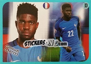 Sticker Samuel Umtiti - FOOT 2016-2017 n. P08 - Panini
