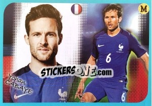 Sticker Yohan Cabaye - FOOT 2016-2017 n. P10 - Panini