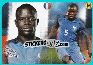 Cromo N'Golo Kanté - FOOT 2016-2017 - Panini