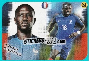 Sticker Moussa Sissoko - FOOT 2016-2017 - Panini