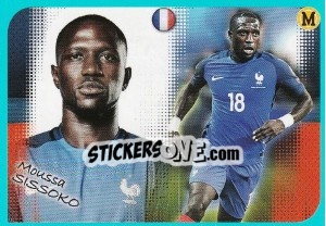 Sticker Moussa Sissoko - FOOT 2016-2017 n. P14 - Panini