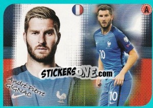 Figurina André-Pierre Gignac - FOOT 2016-2017 - Panini