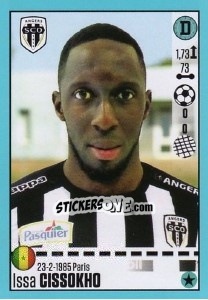 Cromo Issa Cissokho (Angers) - FOOT 2016-2017 - Panini