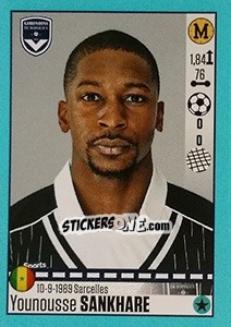 Sticker Younousse Sankhare (Bordeaux) - FOOT 2016-2017 n. T11 - Panini