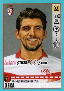 Sticker Xeka (Lille) - FOOT 2016-2017 n. T17 - Panini