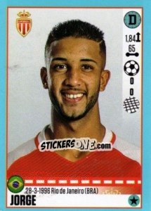 Sticker Jorge (Monaco) - FOOT 2016-2017 n. T28 - Panini
