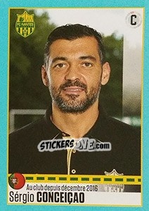 Sticker Sérgio Conceição (Nantes) - FOOT 2016-2017 n. T34 - Panini