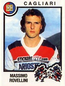 Figurina Massimo Rovellini - Calciatori 1982-1983 - Panini