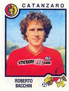 Sticker Roberto Bacchin - Calciatori 1982-1983 - Panini