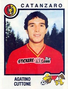 Sticker Agatino Cuttone - Calciatori 1982-1983 - Panini