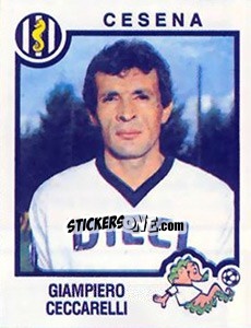 Sticker Giampiero Ceccarelli - Calciatori 1982-1983 - Panini