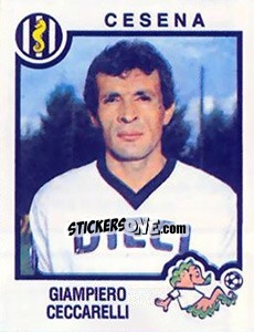 Sticker Giampiero Ceccarelli - Calciatori 1982-1983 n. 79 - Panini
