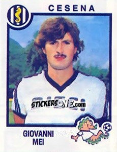 Cromo Giovanni Mei - Calciatori 1982-1983 - Panini