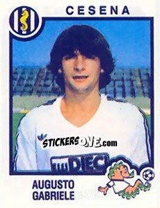 Figurina Augusto Gabriele - Calciatori 1982-1983 - Panini