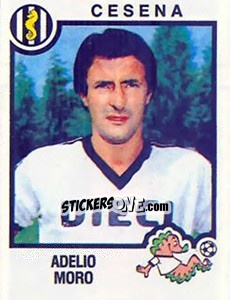 Sticker Adelio Moro - Calciatori 1982-1983 - Panini