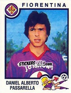 Sticker Daniel Alberto Passarella - Calciatori 1982-1983 n. 97 - Panini