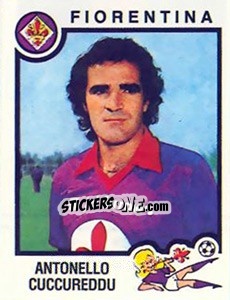 Sticker Antonello Cuccureddu - Calciatori 1982-1983 n. 102 - Panini