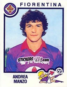 Sticker Andrea Manzo - Calciatori 1982-1983 - Panini