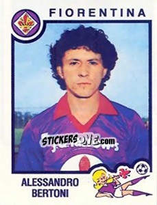Sticker Alessandro Bertoni - Calciatori 1982-1983 n. 114 - Panini