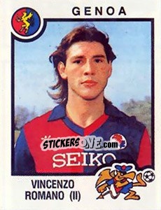 Sticker Vincenzo Romano - Calciatori 1982-1983 n. 118 - Panini