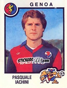 Sticker Pasquale Iachini - Calciatori 1982-1983 - Panini