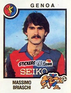 Sticker Massimo Briaschi - Calciatori 1982-1983 n. 128 - Panini