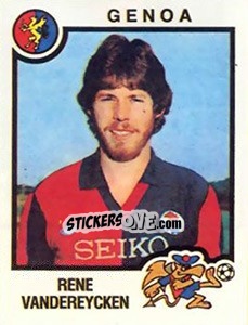 Sticker Rene Vandereycken - Calciatori 1982-1983 - Panini