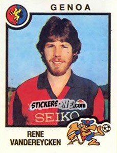 Figurina Rene Vandereycken - Calciatori 1982-1983 - Panini