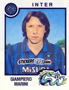 Cromo Giampiero Marini - Calciatori 1982-1983 - Panini