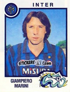 Sticker Giampiero Marini - Calciatori 1982-1983 n. 140 - Panini