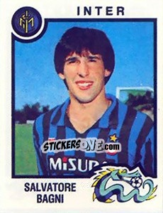 Sticker Salvatore Bagni - Calciatori 1982-1983 n. 145 - Panini