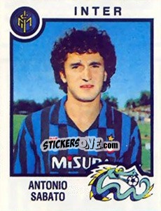 Cromo Antonio Sabato - Calciatori 1982-1983 - Panini