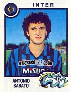 Sticker Antonio Sabato - Calciatori 1982-1983 n. 147 - Panini