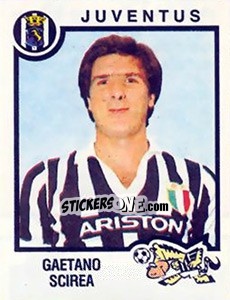 Sticker Gaetano Scirea - Calciatori 1982-1983 n. 155 - Panini