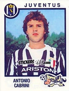 Sticker Antonio Cabrini - Calciatori 1982-1983 n. 157 - Panini