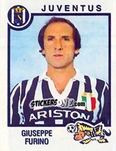 Sticker Giuseppe Furino - Calciatori 1982-1983 n. 159 - Panini