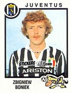 Sticker Zbigniew Boniek - Calciatori 1982-1983 n. 166 - Panini